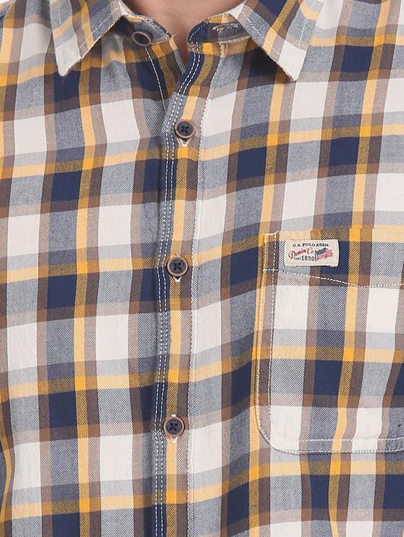 multi colored checkered casual shirt - 17560906 - Zoom Image - 5