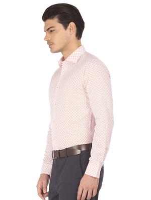 white printed casual shirt - 17560988 - Standard Image - 2
