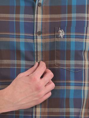 multi colored checkered casual shirt - 17561171 - Standard Image - 5