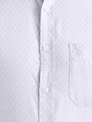 grey printed formal shirt - 17561172 - Standard Image - 5