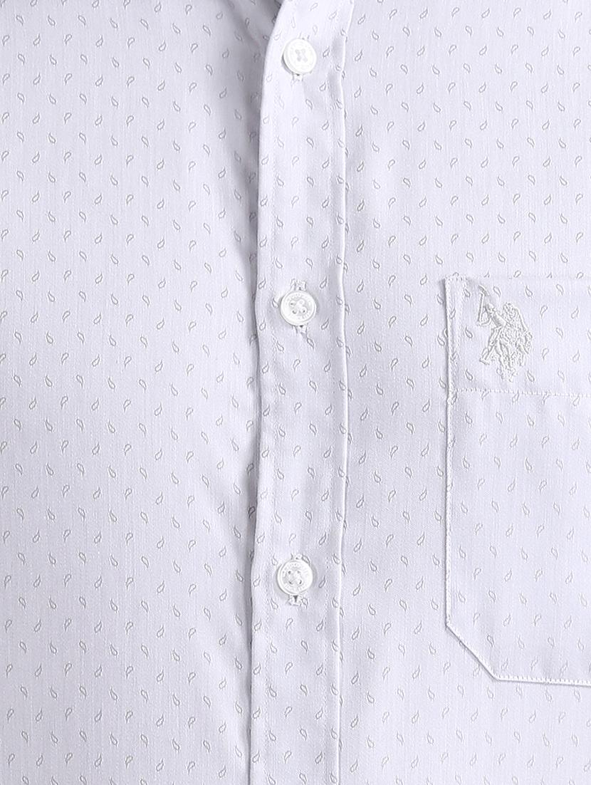 grey printed formal shirt - 17561172 - Zoom Image - 5
