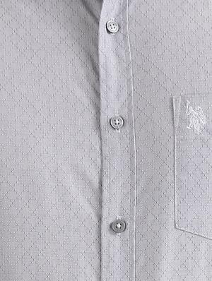 grey checkered formal shirt - 17561184 - Standard Image - 5
