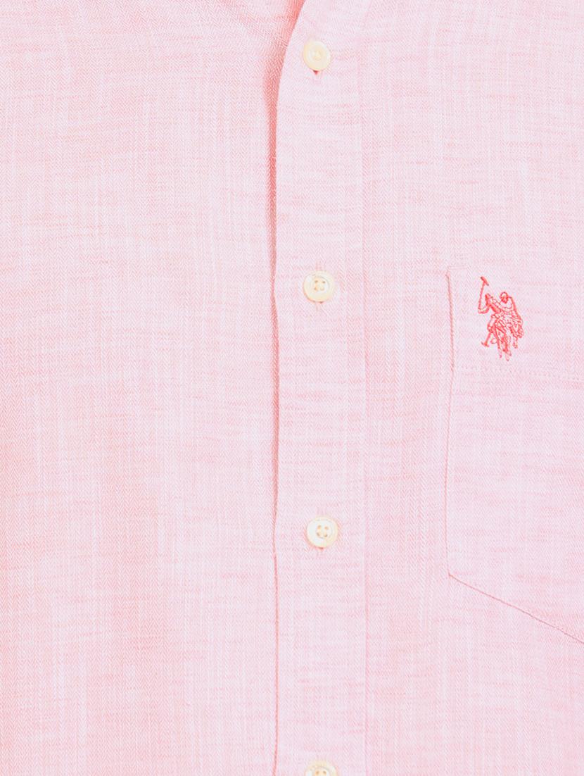pink solid casual shirt - 17561195 - Zoom Image - 5