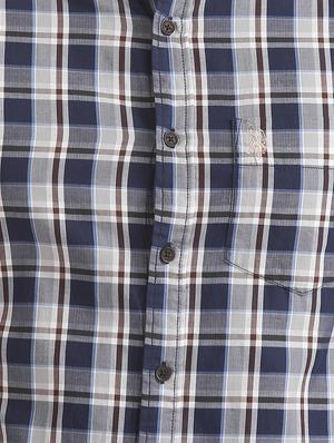 multi colored checkered casual shirt - 17561220 - Standard Image - 5