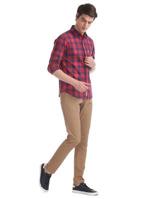 red checkered casual shirt - 17561933 - Standard Image - 5
