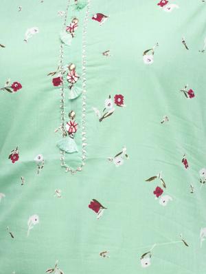 printed straight kurta - 17562525 - Standard Image - 4