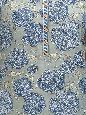 printed straight kurta - 17562543 - Standard Image - 4