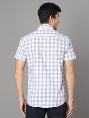 white checkered casual shirt - 17562567 - Standard Image - 3