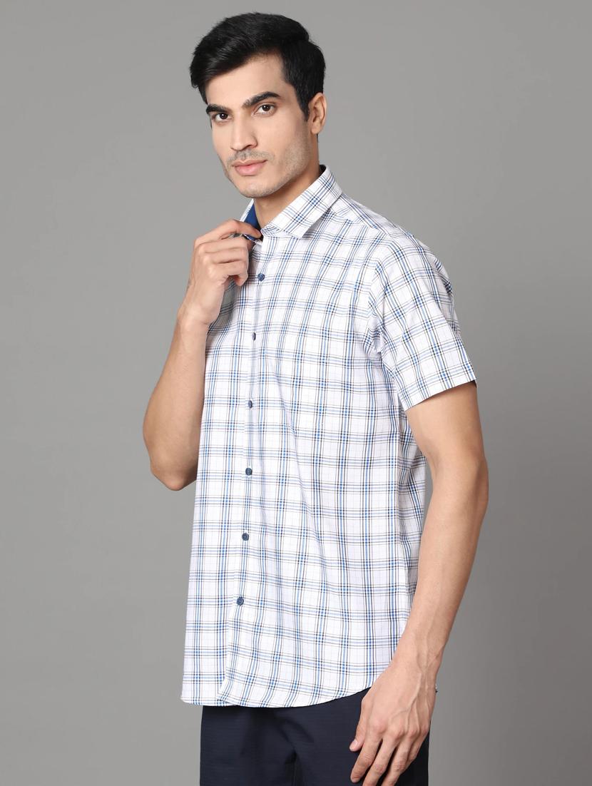 white checkered casual shirt - 17562567 - Zoom Image - 2