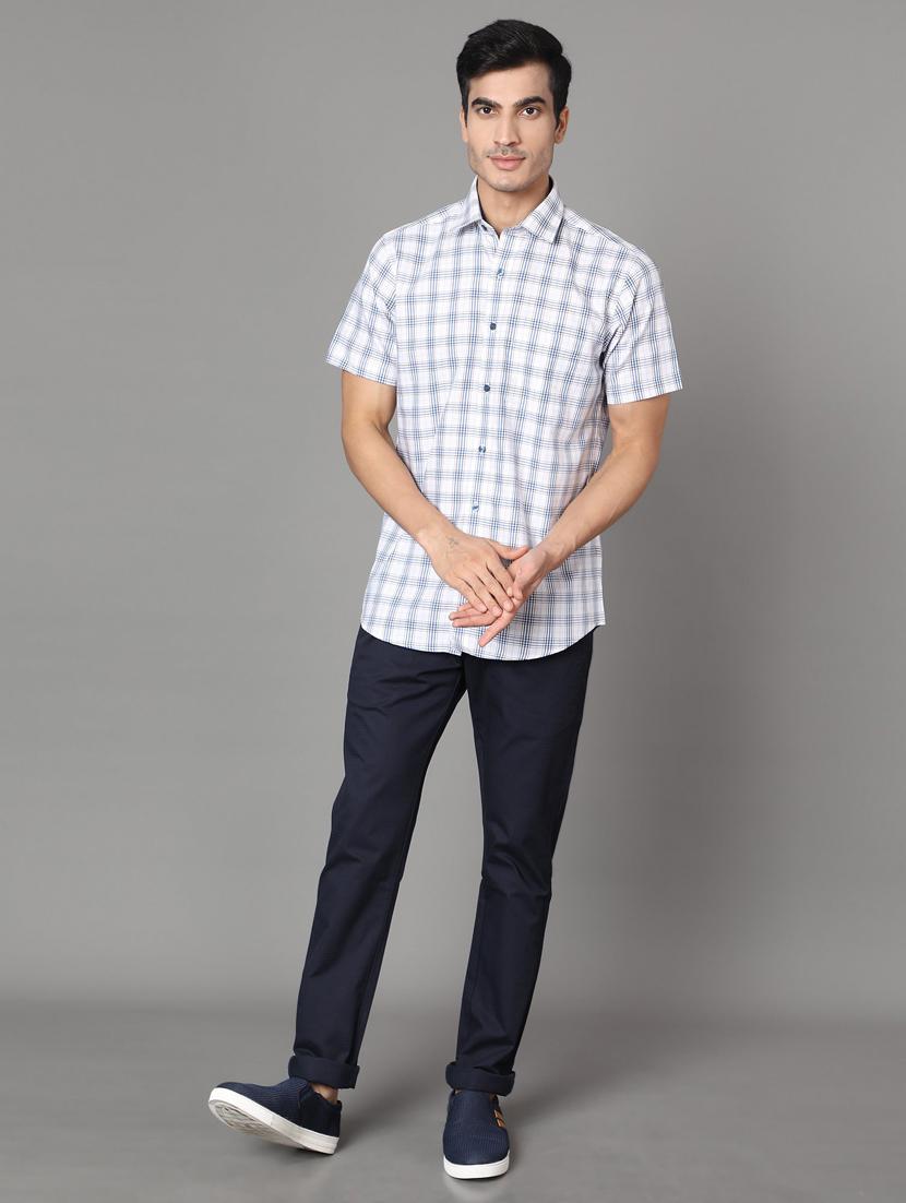white checkered casual shirt - 17562567 - Zoom Image - 4