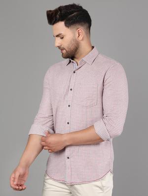 red checkered casual shirt - 17562604 - Standard Image - 2