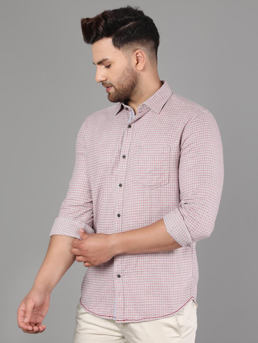red checkered casual shirt - 17562604 - Zoom Image - 2