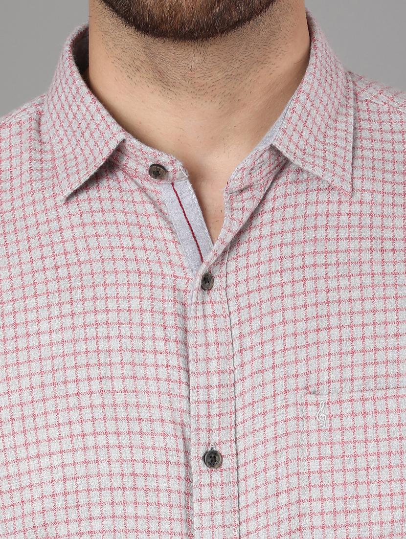 red checkered casual shirt - 17562604 - Zoom Image - 5