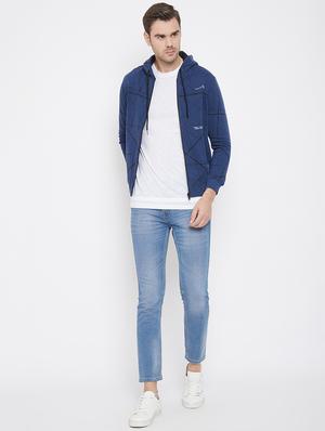 blue printed sweatshirt - 17562623 - Standard Image - 4