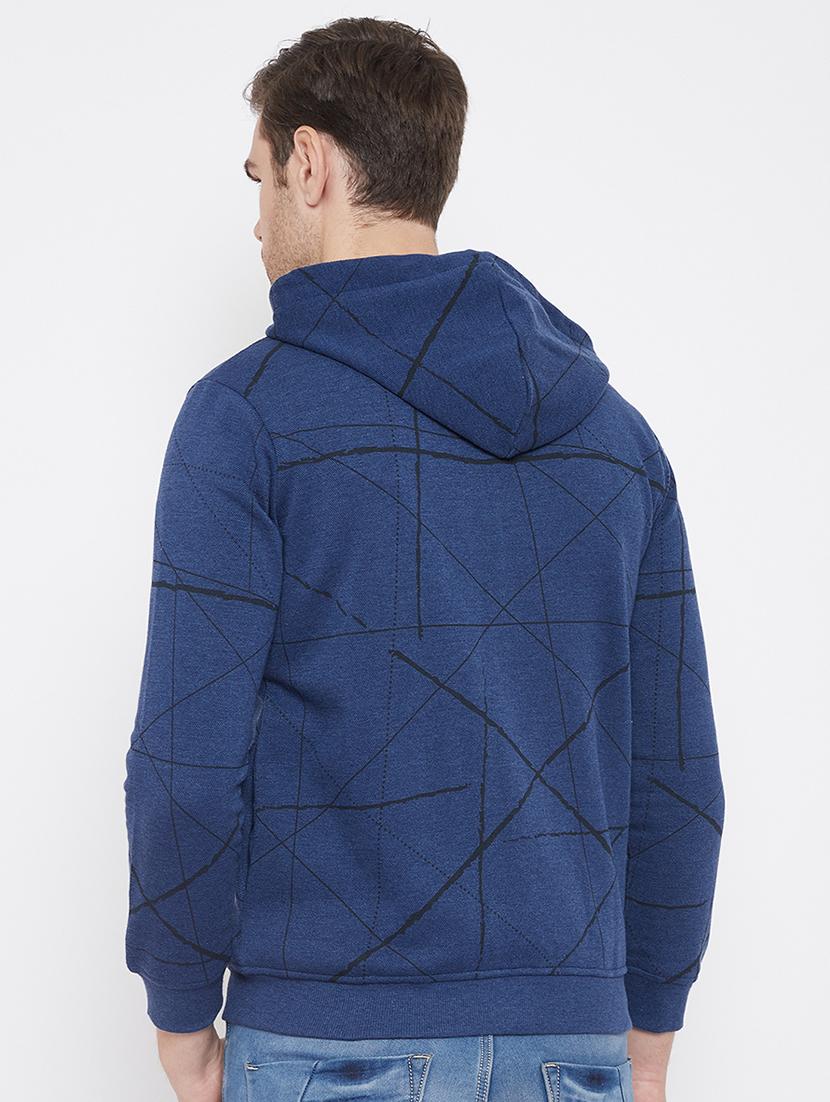blue printed sweatshirt - 17562623 - Zoom Image - 3