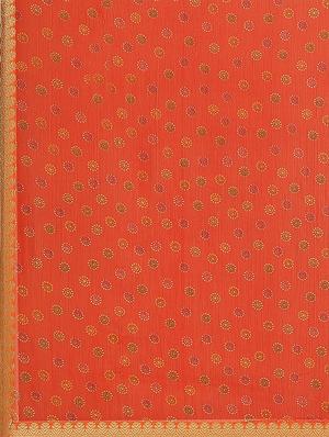 bordered printed saree with blouse - 17562973 - Standard Image - 4