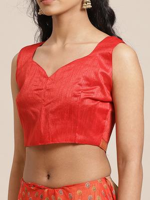 bordered printed saree with blouse - 17562974 - Standard Image - 3