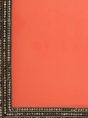 solid bordered saree with blouse - 17562977 - Standard Image - 4