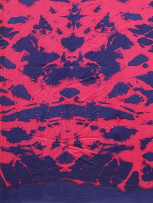 abstract printed saree with blouse - 17562993 - Standard Image - 4