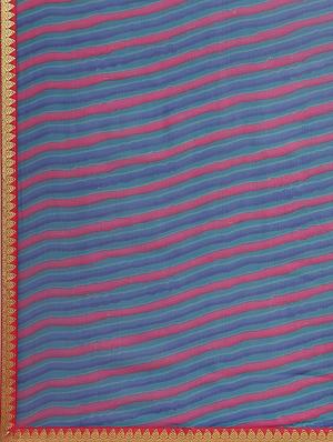 leheriya printed saree with blouse - 17563021 - Standard Image - 4