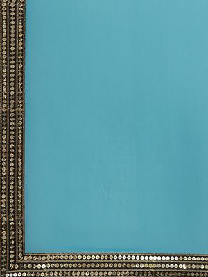 solid bordered saree with blouse - 17563022 - Standard Image - 4