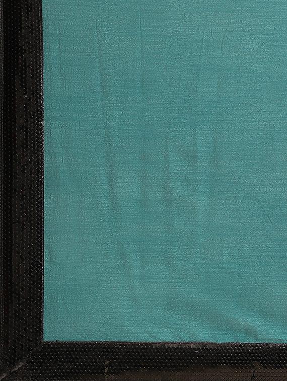 solid bordered saree with blouse - 17563023 - Zoom Image - 4