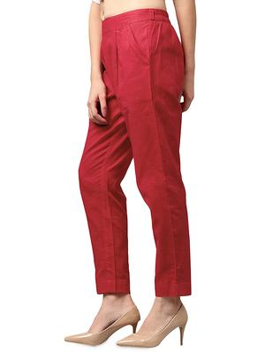 mid rise pleated trouser - 17563051 - Standard Image - 2