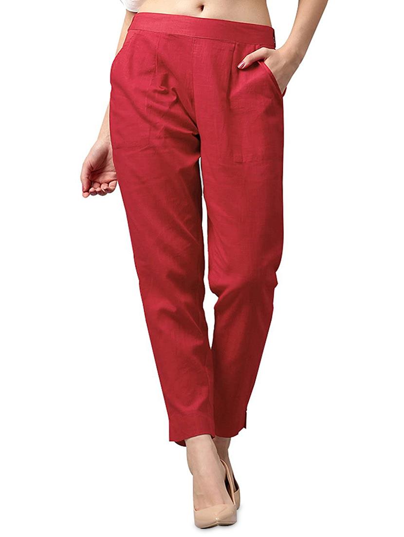 mid rise pleated trouser - 17563051 - Zoom Image - 1