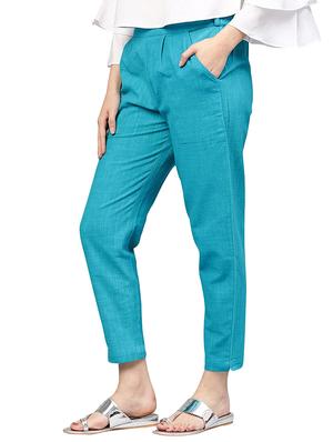 mid rise pleated trouser - 17563052 - Standard Image - 2