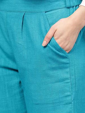 mid rise pleated trouser - 17563052 - Standard Image - 4
