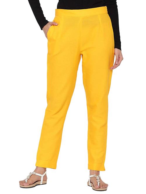mid rise flat front trouser - 17563053 - Standard Image - 1