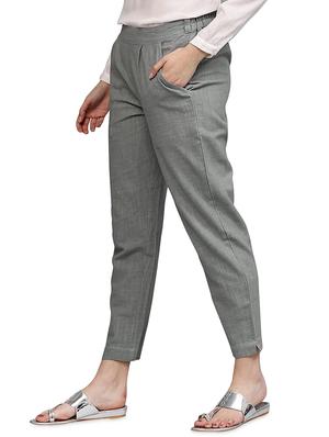 mid rise pleated trouser - 17563054 - Standard Image - 2