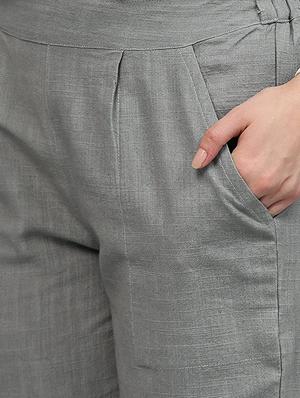 mid rise pleated trouser - 17563054 - Standard Image - 4