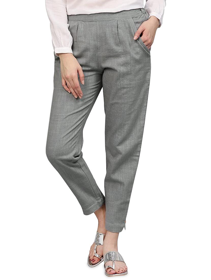mid rise pleated trouser - 17563054 - Zoom Image - 1