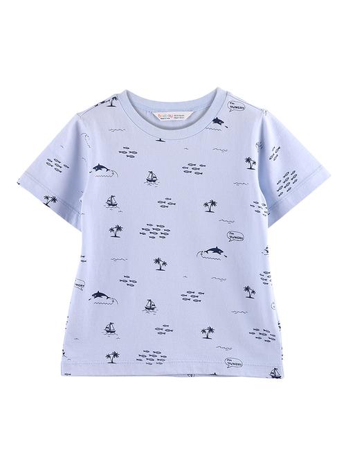 round neck printed tee - 17563072 - Standard Image - 1