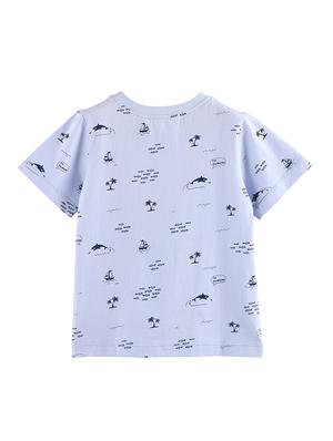 round neck printed tee - 17563072 - Standard Image - 2