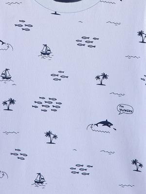 round neck printed tee - 17563072 - Standard Image - 3