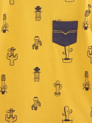 round neck printed tee - 17563073 - Standard Image - 3
