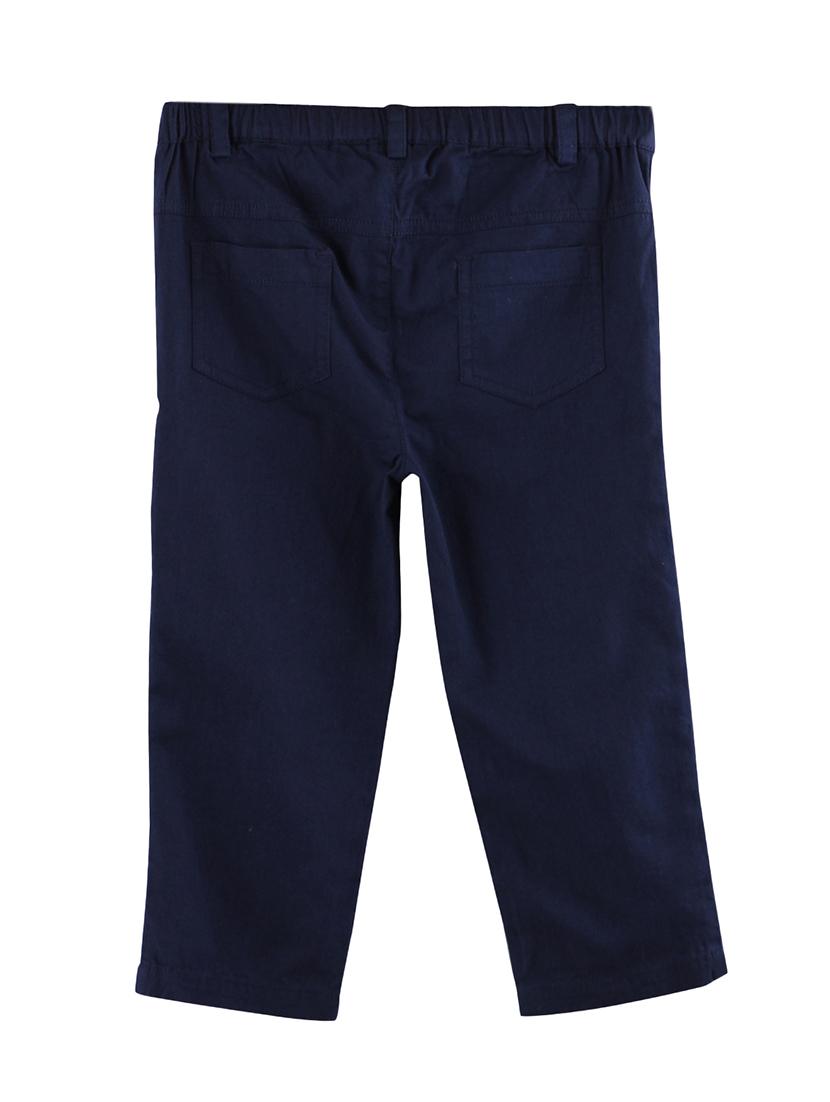 navy blue cotton chinos trouser - 17563077 - Zoom Image - 2
