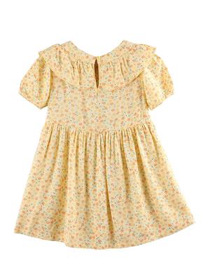 yellow floral frock - 17563078 - Standard Image - 2