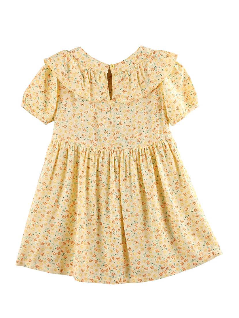 yellow floral frock - 17563078 - Zoom Image - 2