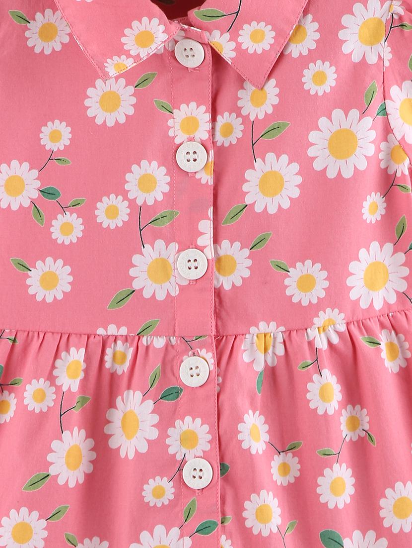 pink cotton frock - 17563079 - Zoom Image - 3