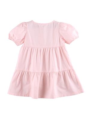 pink cotton frock - 17563082 - Standard Image - 2