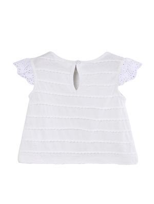 white cotton regular top - 17563100 - Standard Image - 2