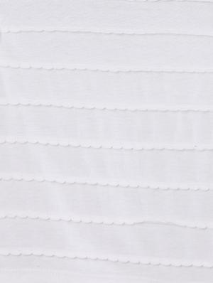 white cotton regular top - 17563100 - Standard Image - 3