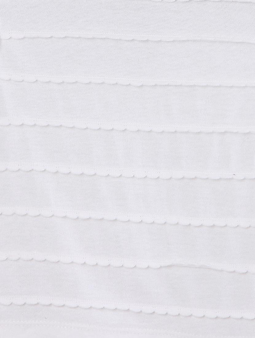 white cotton regular top - 17563100 - Zoom Image - 3