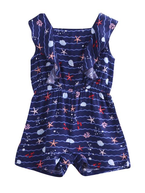 blue viscose playsuits twin sets & jump suit - 17563101 - Standard Image - 1