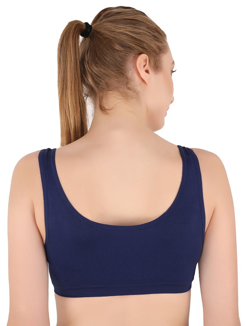 blue nylon sports bra - 17563134 - Zoom Image - 3