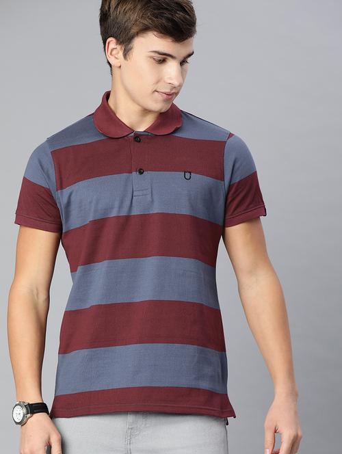 multi color block polo t-shirt - 17563185 - Standard Image - 1