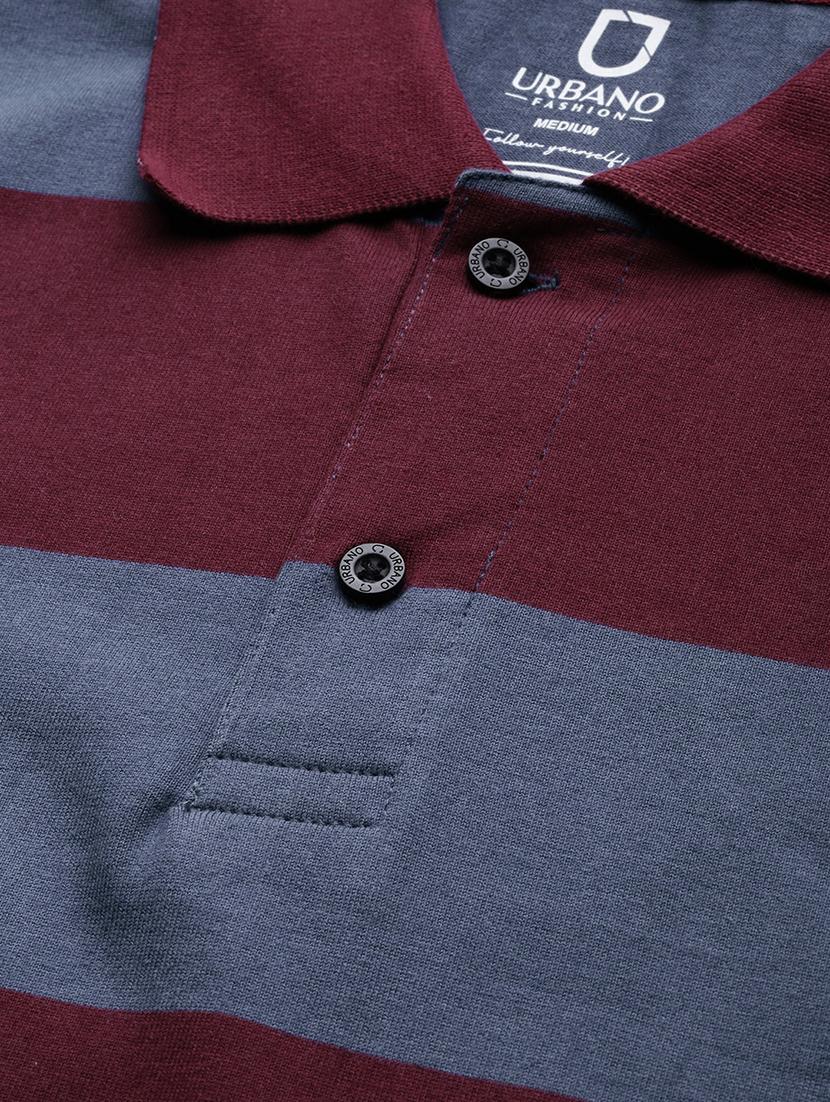 multi color block polo t-shirt - 17563185 - Zoom Image - 5